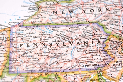 Map of Pennsylvania