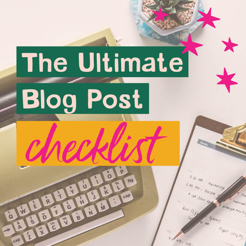 Tons of work goes into writing an awesome blog post. Streamline the process, get consistent and generate an engaged audience with this blog post checklist.