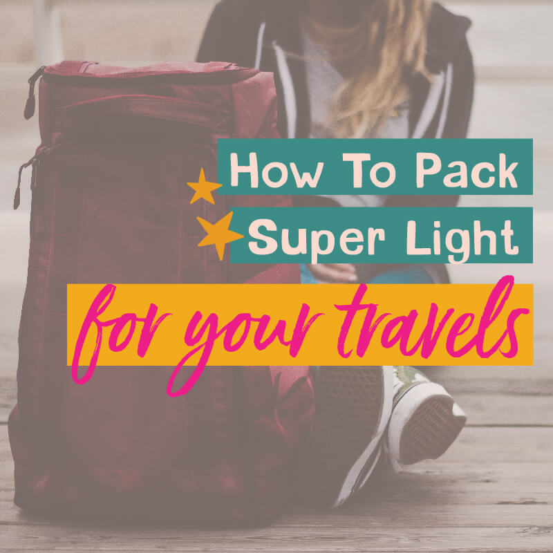 Here are my recommendations on how to pack [as lightly as possible] for traveling during ALL seasons + the travel products I just can't live without.