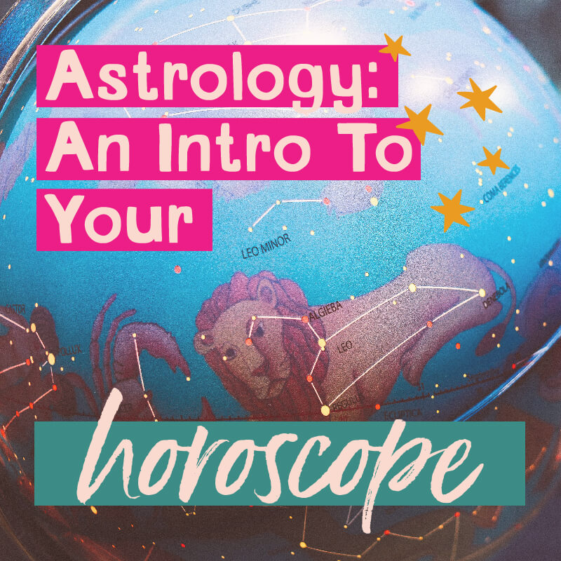 Dive into the world of astrology and self-discovery by learning about your horoscope (your element + your sun sign) in this super easy-to-understand guide (includes a FREE custom birth chart).
