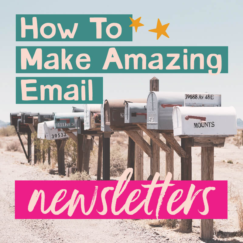 Here are the 5 key components of an AMAZING email newsletter (includes a FREE weekly newsletter planner)!